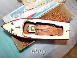 Bateau modèle IMPY Speedster vintage international des années 1950 avec boîte Japon