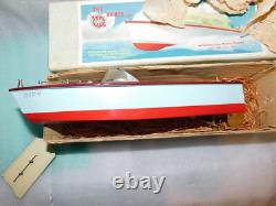 Bateau modèle IMPY Speedster vintage international des années 1950 avec boîte Japon