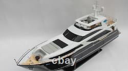 Bateau modèle Princess 30M Bleu Yacht modèle 3' de qualité fait main