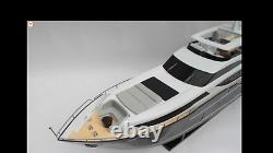 Bateau modèle Princess 30M Bleu Yacht modèle 3' de qualité fait main