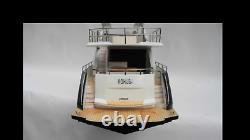 Bateau modèle Princess 30M Bleu Yacht modèle 3' de qualité fait main
