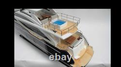 Bateau modèle Princess 30M Bleu Yacht modèle 3' de qualité fait main