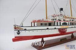 Bateau modèle en bois Stadt Luzern vapeur 28 par LuxShips