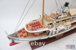 Bateau modèle en bois Stadt Luzern vapeur 28 par LuxShips