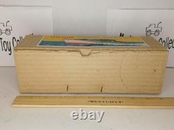 Bateau modèle en bois Vintage Toytime, à piles, fabriqué au Japon, non testé, avec boîte