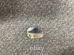 Bateau-modèle en bois vintage rare bleu et rouge fabriqué au Japon, fonctionnant sur batterie.