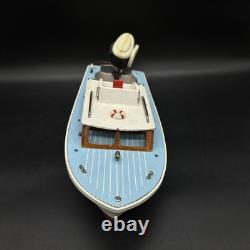 Bateau-modèle motorisé années 1950 en plastique/bois Union Craft original JAPON