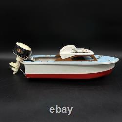 Bateau-modèle motorisé années 1950 en plastique/bois Union Craft original JAPON