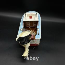 Bateau-modèle motorisé années 1950 en plastique/bois Union Craft original JAPON