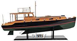 Bateau modèle navire traditionnel antique en bois Hemingway Pilar