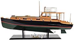 Bateau modèle navire traditionnel antique en bois Hemingway Pilar