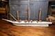 Bateau Modèle Vintage En Bois, Navire D'art Populaire, Canon De Bateau Pirate, 58 Pièces, Réparation Ancien