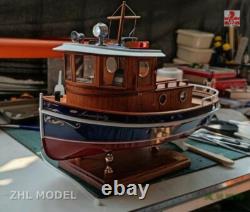 Bateau remorqueur Micro M3 version coque en bois Échelle 1:12 ou 1:18 410mm Kit modèle RC en bois