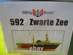 Bateaux de facturation 592 Zwarte Zee 190? Boîte scellée de bateau en plastique et en bois