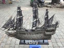 Big Flying Dutchman Navires Pirates 1.2m. Maquettes Bateaux En Bois Collection Grand Cadeau
