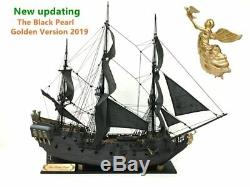 Black Pearl Version D'or 2019 Modèle Bois Navire Kit 31 Diy Navire Jouer Cadeau