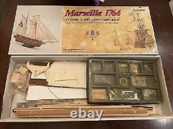 C Mamoli 1/64 Marseille 1764 Kit de maquette de bateau en bois de qualité musée C Mamoli