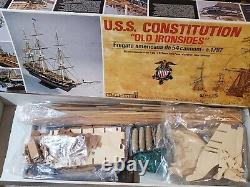 C. Mamoli Uss Constitution Old Ironsides 1797 Bateau 193 Scale Wood Model Kit