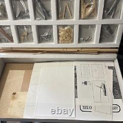 Chantier naval XIX Diorama Constructo Modèle de bateau en bois du 19ème siècle