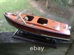 Chris Craft Runabout Bois Modèle 14 Classique Mahogany Racing Speed ​​boat Vintage
