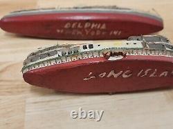 Collection de modèles de bateaux anciens très anciens de navires et de bateaux anciens
