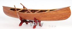 Collection décorative de modèles de bateaux en canoë de Peterborough