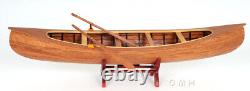 Collection décorative de modèles de bateaux en canoë de Peterborough