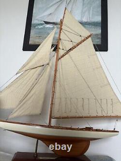 Columbia 1899 Maquette de bateau défenseur de la Coupe de l'America