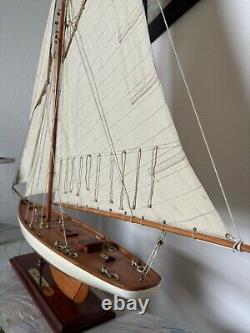 Columbia 1899 Maquette de bateau défenseur de la Coupe de l'America