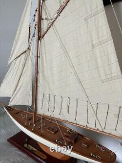 Columbia 1899 Maquette de bateau défenseur de la Coupe de l'America