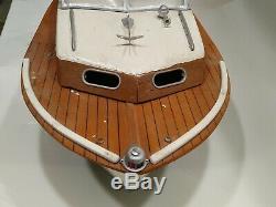 Craft Vintage Chris Wood Modèle 16 Pouces Art Boat Bateau Projeter