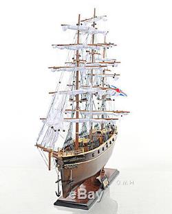 Cutty Sark China Clipper Tall Ship 34 'modèle De Bateau En Bois Assemblé