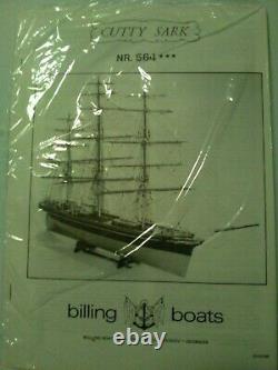 Cutty Sark Wood Model Kit #564 Par Billing Boats
