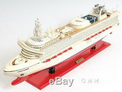 Diamond Princess Cruise Ship 32 Construit En Bois, Modèle De Bateau De Construction Ocean Liner