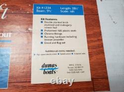 Dumas #1234 Chris-Craft 1940 Barrel Back Mahogany Runabout 28.5 Kit de Modèle de Bateau