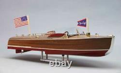 Dumas #1254 1941 Chris-craft 16' Hydroplane Modèle de bateau à l'échelle 1/8 Kit