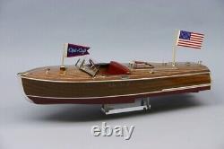 Dumas #1254 1941 Chris-craft 16' Hydroplane Modèle de bateau à l'échelle 1/8 Kit