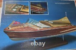 Dumas 27 Long Années 1950 18' Chris Craft Cobra Wooden Model Boat Kit New Old Stock