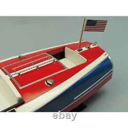 Dumas Products Inc. Kit de bateau de course peint Chris-Craft de 24 16' DUM1263 en bois