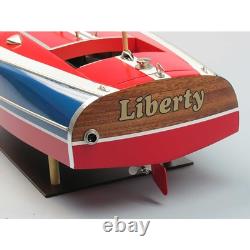Dumas Products Inc. Kit de bateau de course peint Chris-Craft de 24 16' DUM1263 en bois