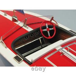 Dumas Products Inc. Kit de bateau de course peint Chris-Craft de 24 16' DUM1263 en bois