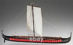 Dusek D005 Viking Longship Plank On-frame Wood Ship Model Kit 135 Échelle