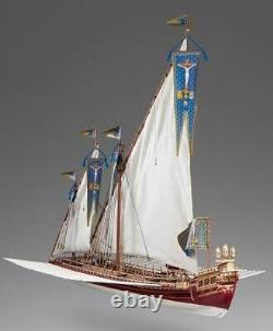 Dusek D015 La Real Plank-on-bulkhead Wood Ship Model Kit 172 Échelle