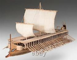 Dusek Greek Trireme Model Ship Kit, 480 B. C. Échelle 172