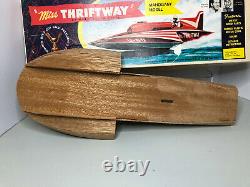 En Boîte Vintage Dumas Boat Model Kit Miss Thriftway Acajou Bois Hydroplane
