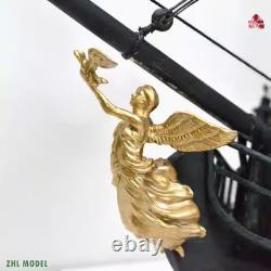 En stock, nouveau kit de maquette de navire en bois ZHL Black Pearl version dorée 2023, 31 pouces
