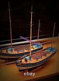 Escargot San Gilthas France bateau de pêche classique Échelle 1/45 26 Modèle de bateau en bois