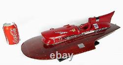 Ferrari Hydroplane 20 Classic Wooden Speed Boat Display Model