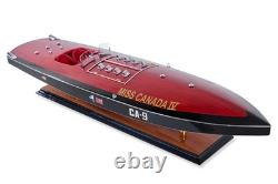 GALERIE SEACRAFT Modèle de bateau rapide Miss Canada IV CA-9 89 cm (35)