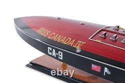 GALERIE SEACRAFT Modèle de bateau rapide Miss Canada IV CA-9 89 cm (35)